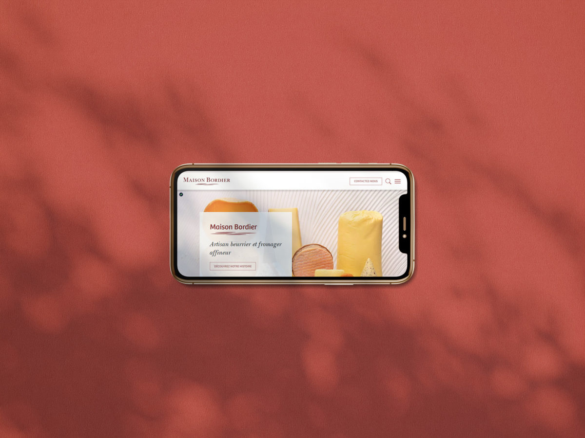 Mockup telephone site Bordier